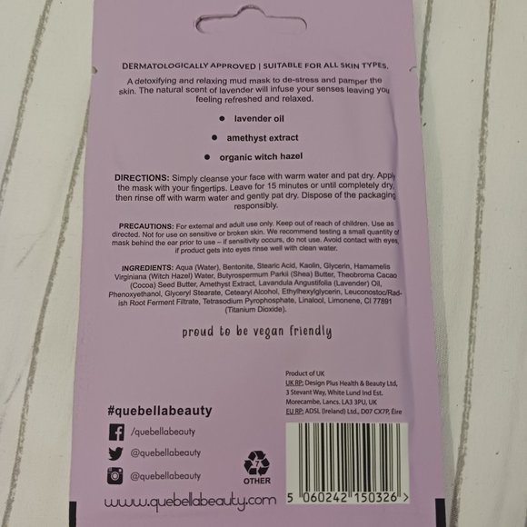 NEW!! QUE BELLA Face Masks Bundle - Picture 11 of 13